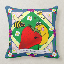 Make the World A Little Sweeter American MoJo Pill pillows