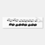 make today a NO DIET DAY Bumper Sticker