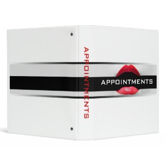 Make-Up Artist Appointment Binder binder