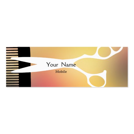 Make Up Artist Business Card Template (front side)