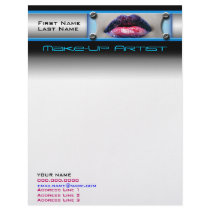 Make-Up Artist Business Letterhead by LastImpression Make-Up Artist Business Letterhead
