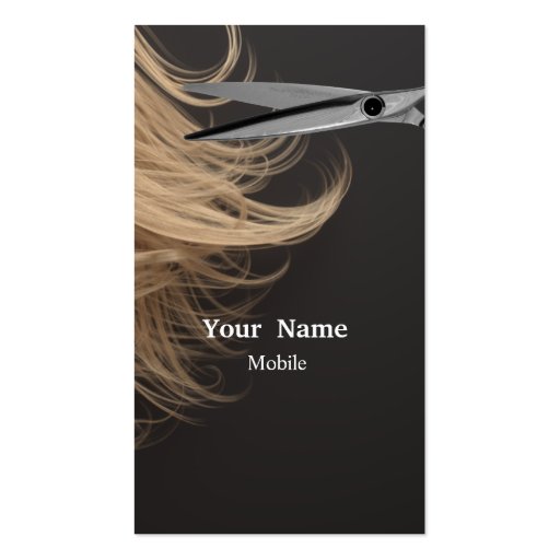 Make Up  Artist - Hair Stylist Business Card (front side)