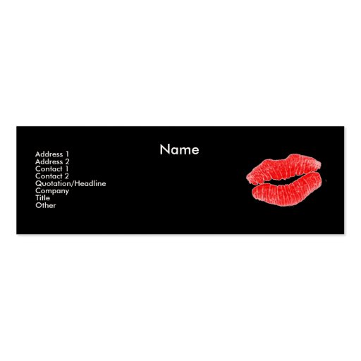 "Make-up Artist" Pink Roses- Customizable Business Card Templates (front side)