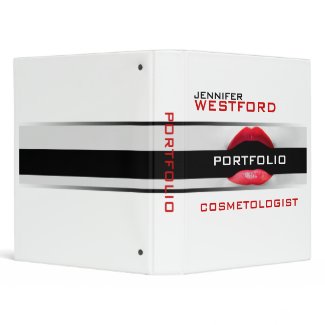 Make-Up Artist Portfolio Binder binder