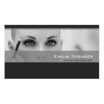 Make-up artist profile business card business cards