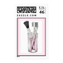 Make-up Brushes Stamp