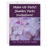 Make Up Party! Invitations Jewelry Party! Flowers