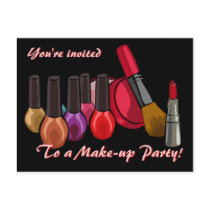 Make-up Party Invite postcards