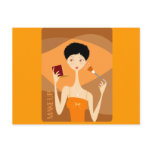 make-up postcards