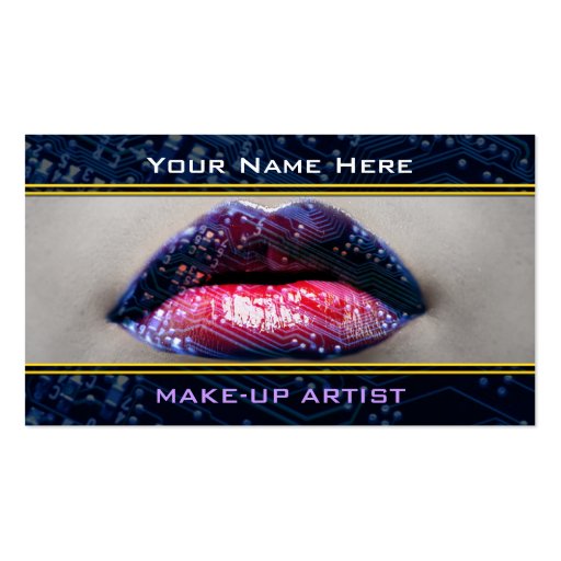 Make-Up Technology Business Cards (front side)