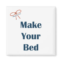 Make Your Bed Reminder Magnet