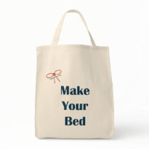 Make Your Bed Reminders Canvas Bags