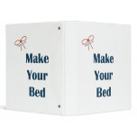 Make Your Bed Reminders Binder