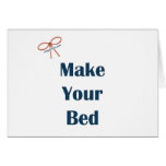 Make Your Bed Reminders Card