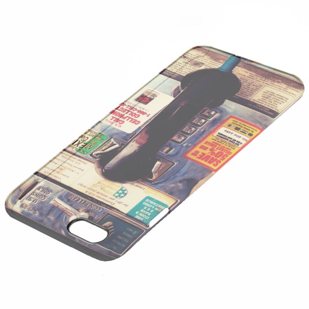 Make Your iPhone Look Like An Old Pay Phone Uncommon Clearlyâ„¢ Deflector iPhone 6 Plus Case-3