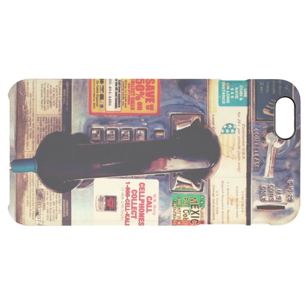 Make Your iPhone Look Like An Old Pay Phone Uncommon Clearlyâ„¢ Deflector iPhone 6 Plus Case-5