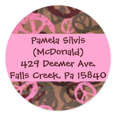 Labels on Make Your Own Address Labels Round Sticker From Zazzle Com