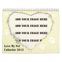Make your own animal Calendar 2012