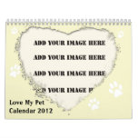 Make your own animal Calendar 2012