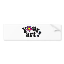 Make Your Own Artistic Display Bumper Stickers