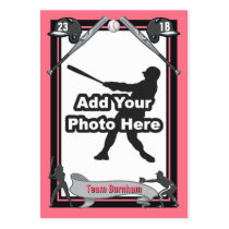 Make Your Own Baseball Card business cards