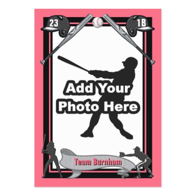 Make Your Own Baseball Card Business Cards by azac69