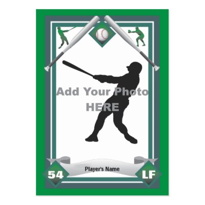    Business Cards 2013 on Make Your Own Baseball Card Business Card Template From Zazzle Com