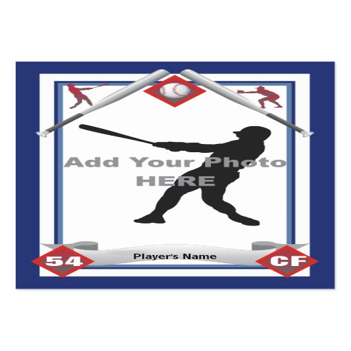 Make Your Own Baseball Card Business Card Templates