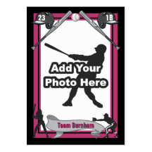Make Your Own Baseball Card Business Card Templates
