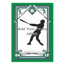 Make Your Own Baseball Card Business Card Template