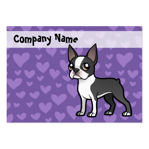 Make Your Own Cartoon Pet Business Card (front side)