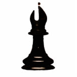 Make your own chess set Black Bishop Cut Out
