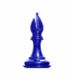 Make your own chess set Blue Bishop Acrylic Cut Out