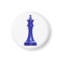 Make your own chess set - Blue King magnets
