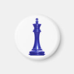 Make your own chess set - Blue King Refrigerator Magnets