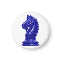 Make your own chess set - Blue Knight magnets