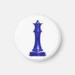 Make your own chess set - Blue Queen Refrigerator Magnet