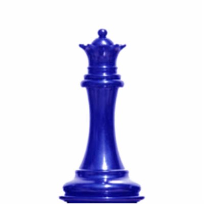Make your own chess set Blue Queen Photo Sculpture by maximus7