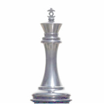 Make your own chess set Silver King photo sculptures