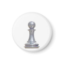 Make your own chess set - Silver Pawn magnets