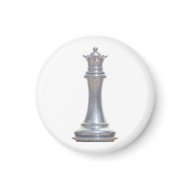 Make your own chess set - Silver Queen magnets