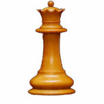 Make your own chess set White Queen Cut Out
