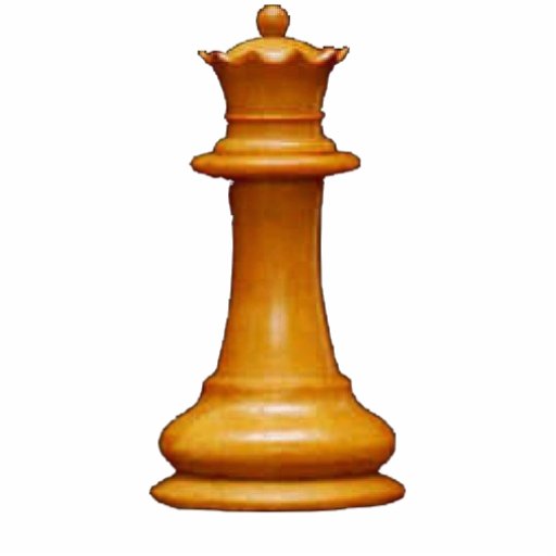 Make your own chess set White Queen Cut Out