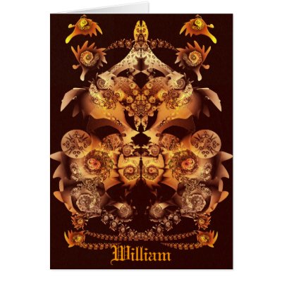 Make your own crest greeting card by fractalART
