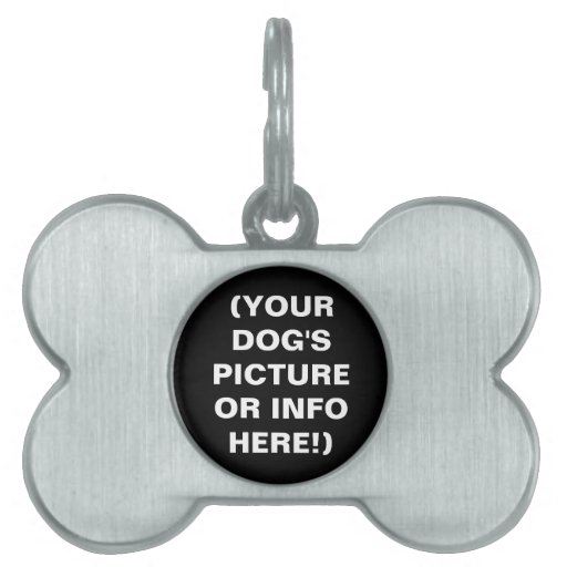 Make Your Own Dog Bone Pet Tag! Pet Tag Zazzle