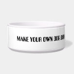 Make your own dog or cat dish customize it for you dog water bowls
