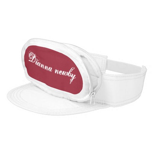 Make your own fanny pack visor | Zazzle