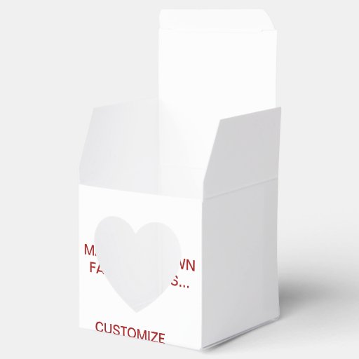 MAKE YOUR OWN FAVOR BOXES FOR YOUR WEDDING Zazzle