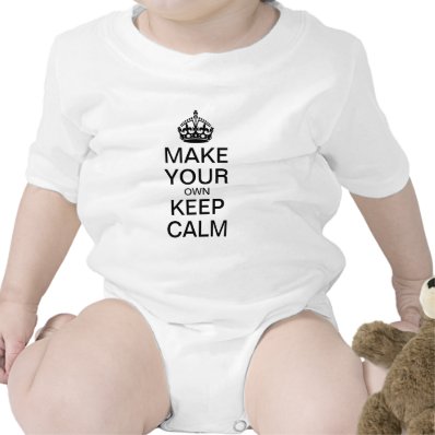 Make Your Own Keep Calm Infant Creeper