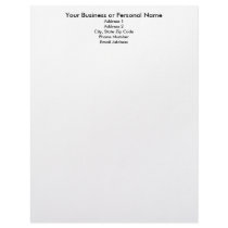 Make your own letterhead, letterhead template